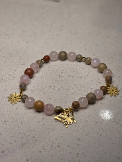 Aqua Terra Jasper/ Rose Quartz/A