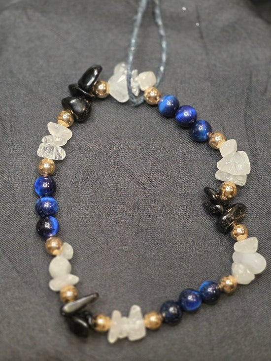 Black Obsidian/ Blue Tiger&