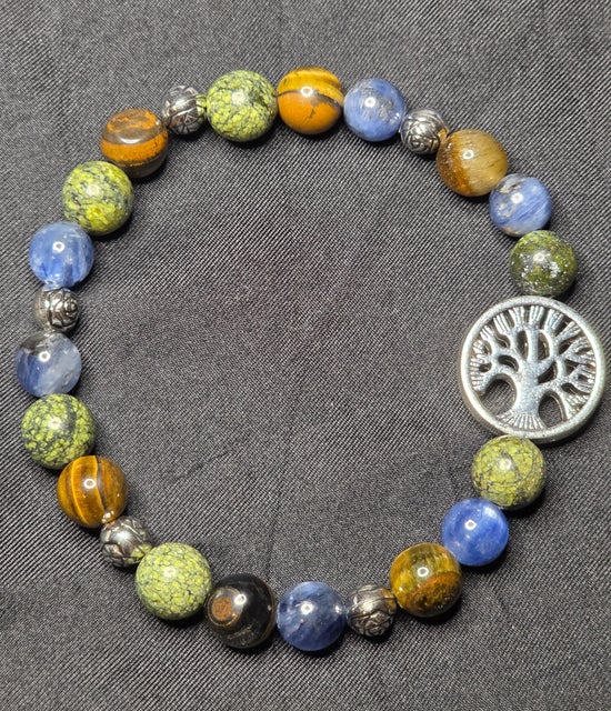 Blue Kyanite/ Serpentine/ Tiger&