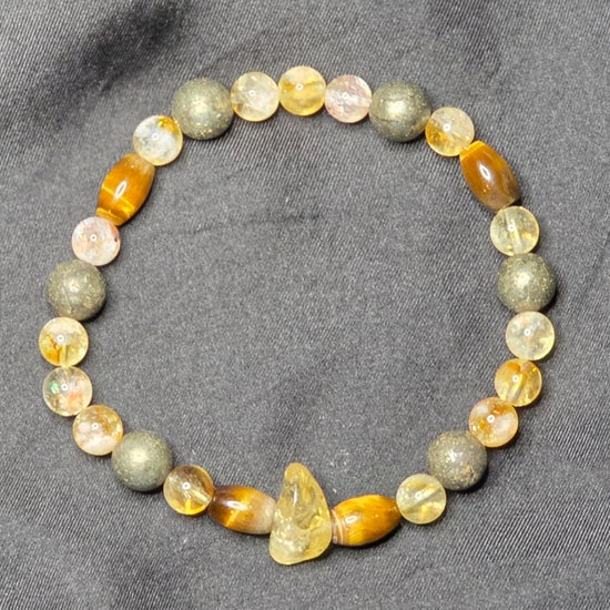 Citrine/ Pyrite/ Tiger&