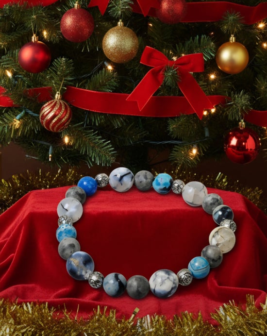 Blue Fire Agate/ Dragon Vein Agate/ Labradorite