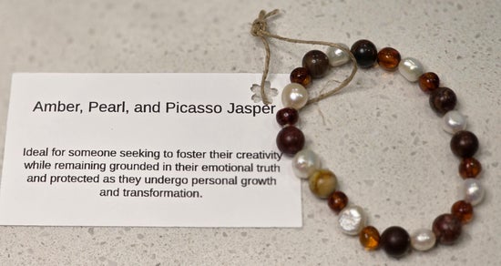 Amber/ Pearl/ Picasso Jasper