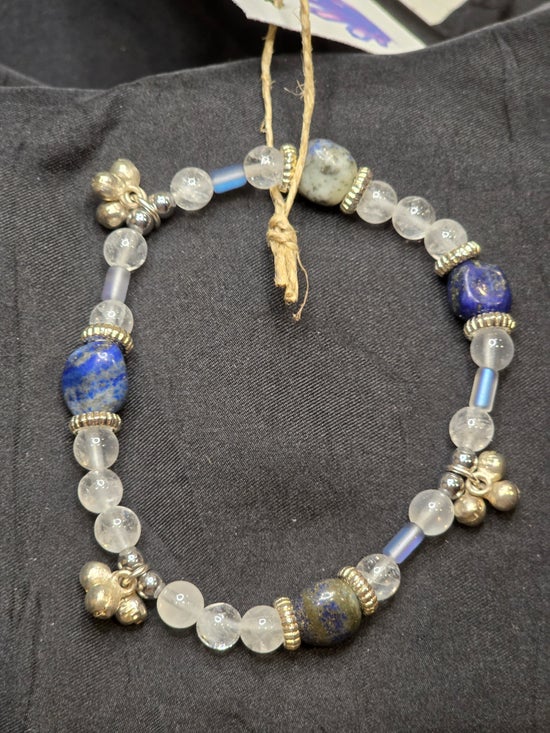 Clear Quartz/ Lapis Lazuli