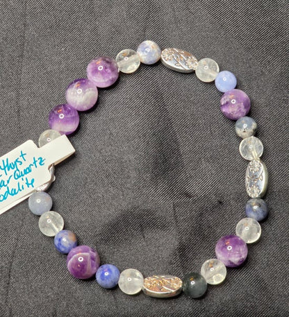 Amethyst/ Clear Quartz/ Sodalite