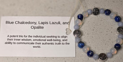 Blue Chalcedony/ Lapis Lazuli/ Opalite