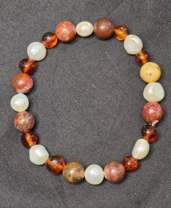 Amber/ Pearl/ Picasso Jasper