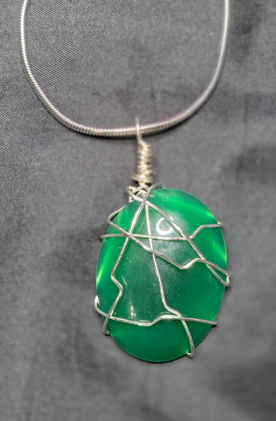 Green Agate Necklace