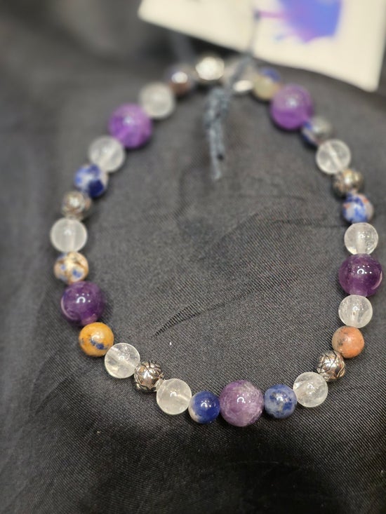 Amethyst/ Clear Quartz/ Sodalite