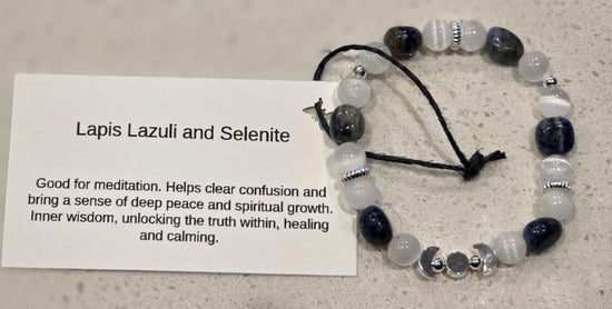 Lapis Lazuli/ Selenite/A