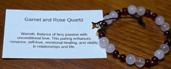 Garnet/ Rose Quartz