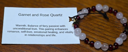 Garnet/ Rose Quartz