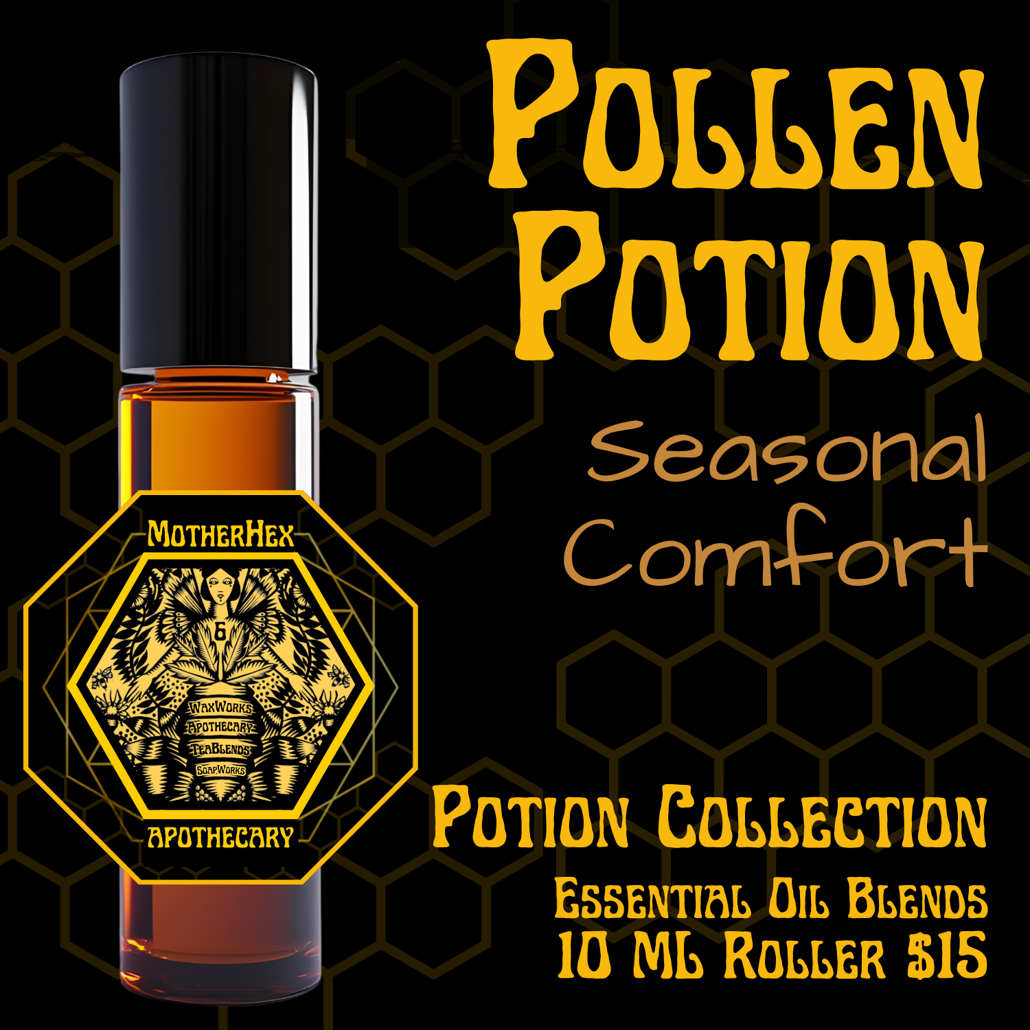 Essential Oil Potion Roll‑On Scents for Body &amp; Ritual