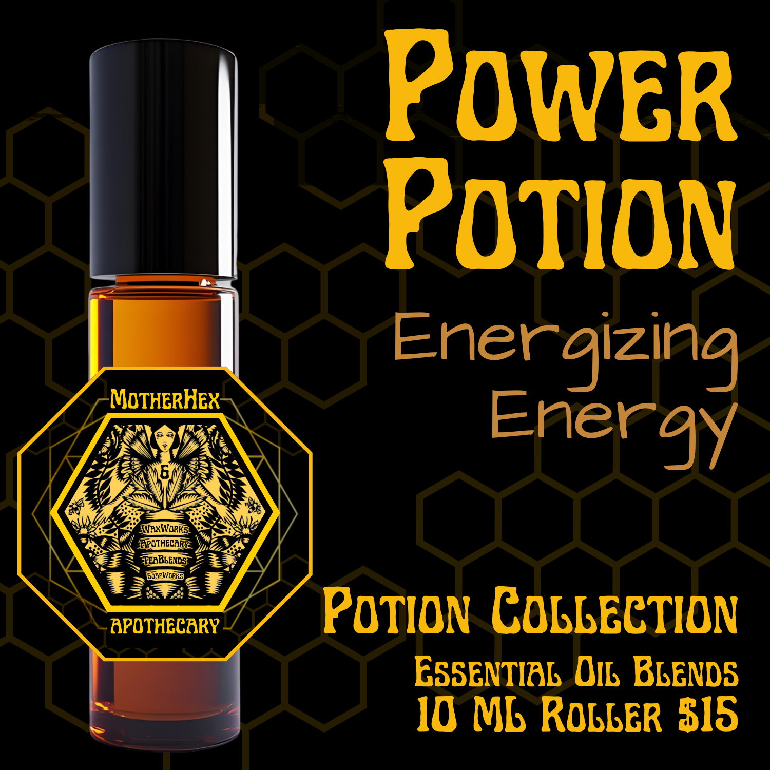 Essential Oil Potion Roll‑On Scents for Body &amp; Ritual