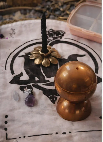 Golden Relic Mystery Capsule – Intuitively Curated Ritual Set | Crystals, Jewelry, Altar Tools