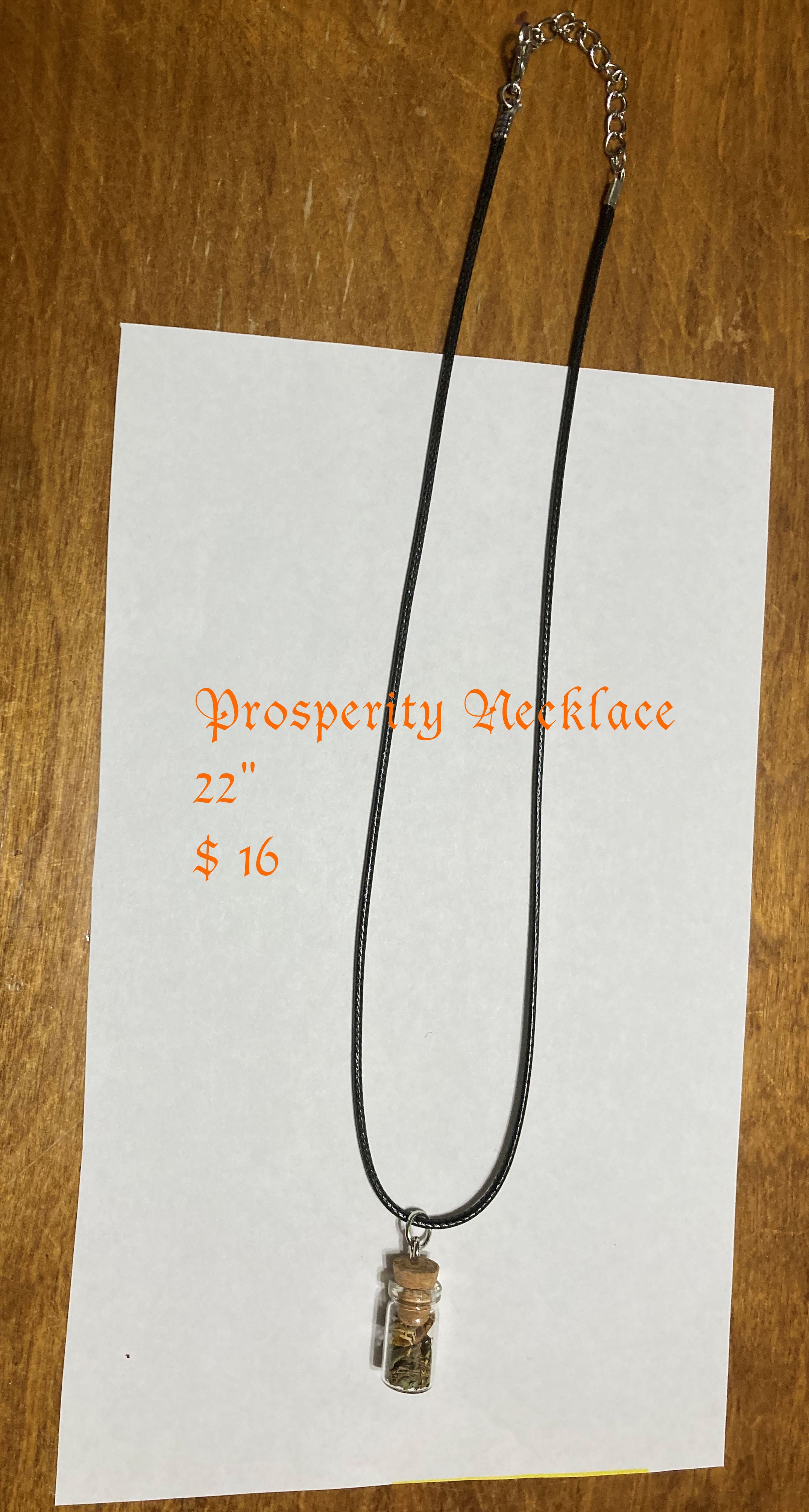 Handcrafted Prosperity Necklace