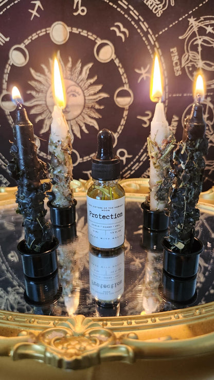 Protection Candles and Ritual Protection Oil