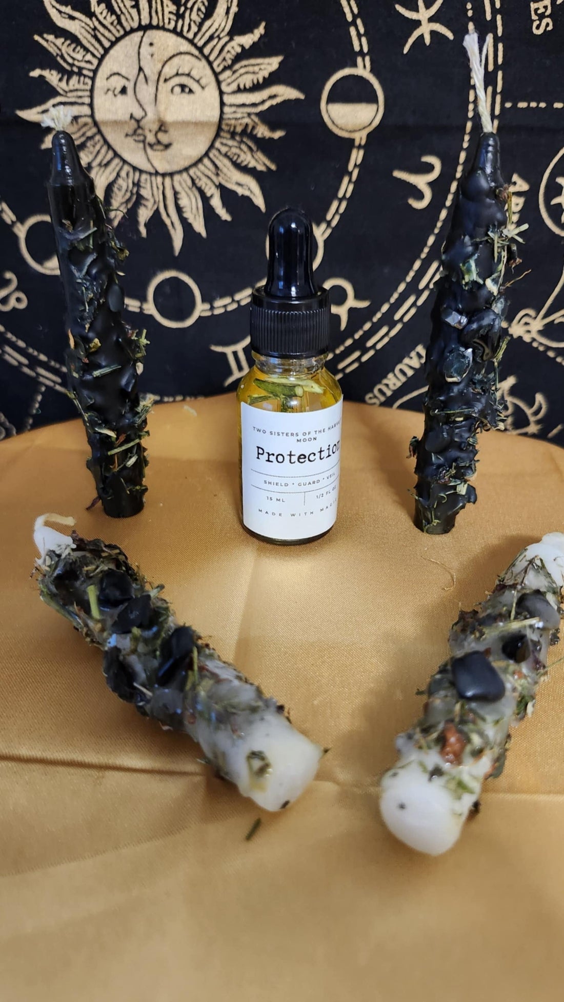 Protection Candles and Ritual Protection Oil