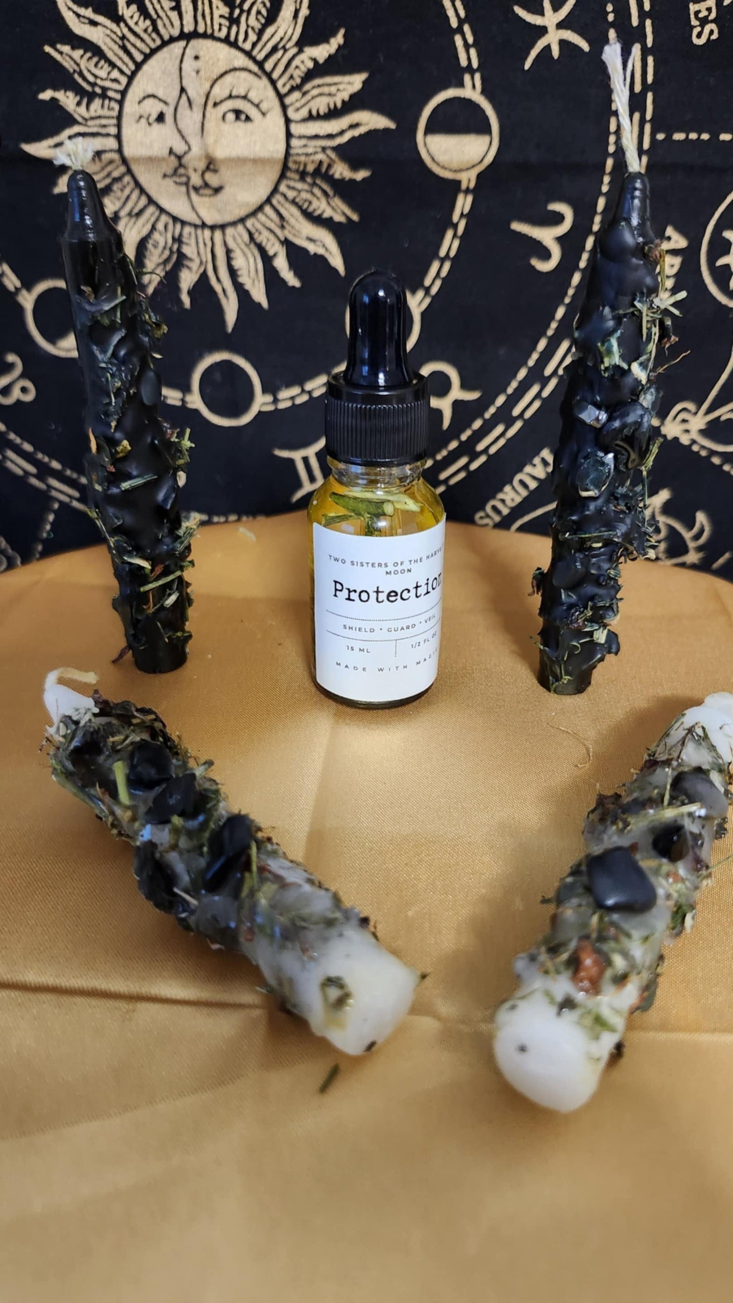 Protection Candles and Ritual Protection Oil