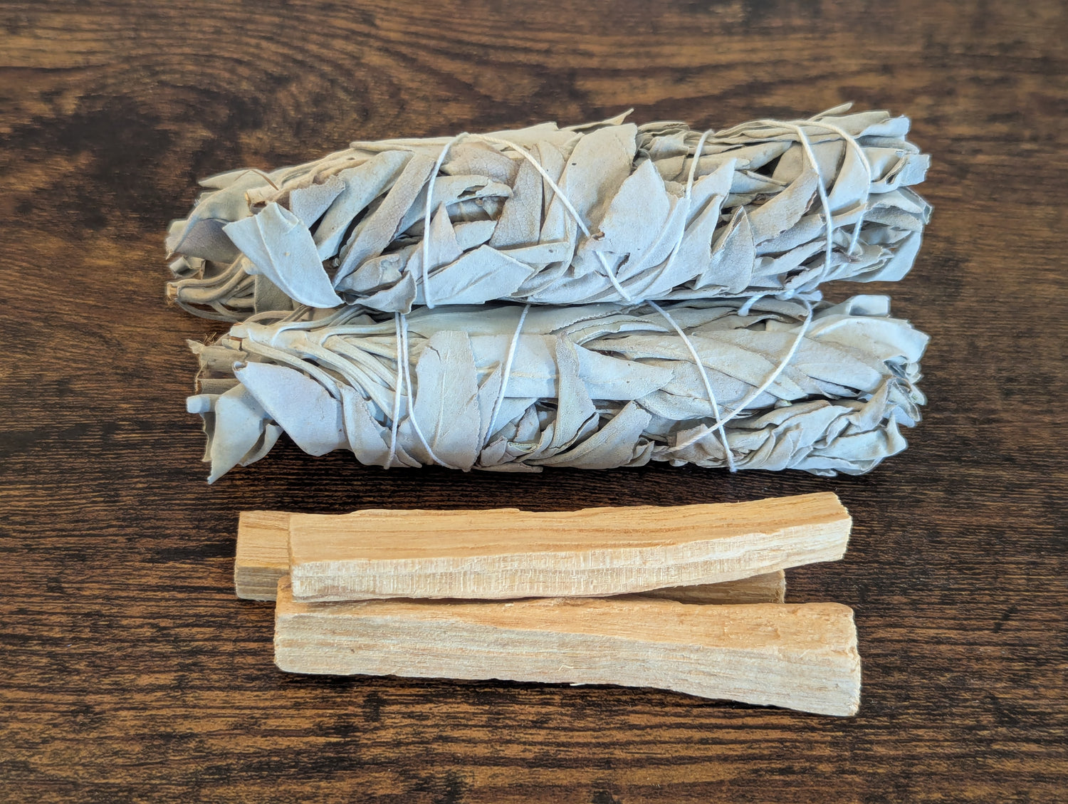 White Sage and Palo Santo Smudge Kit - Energy Cleansing