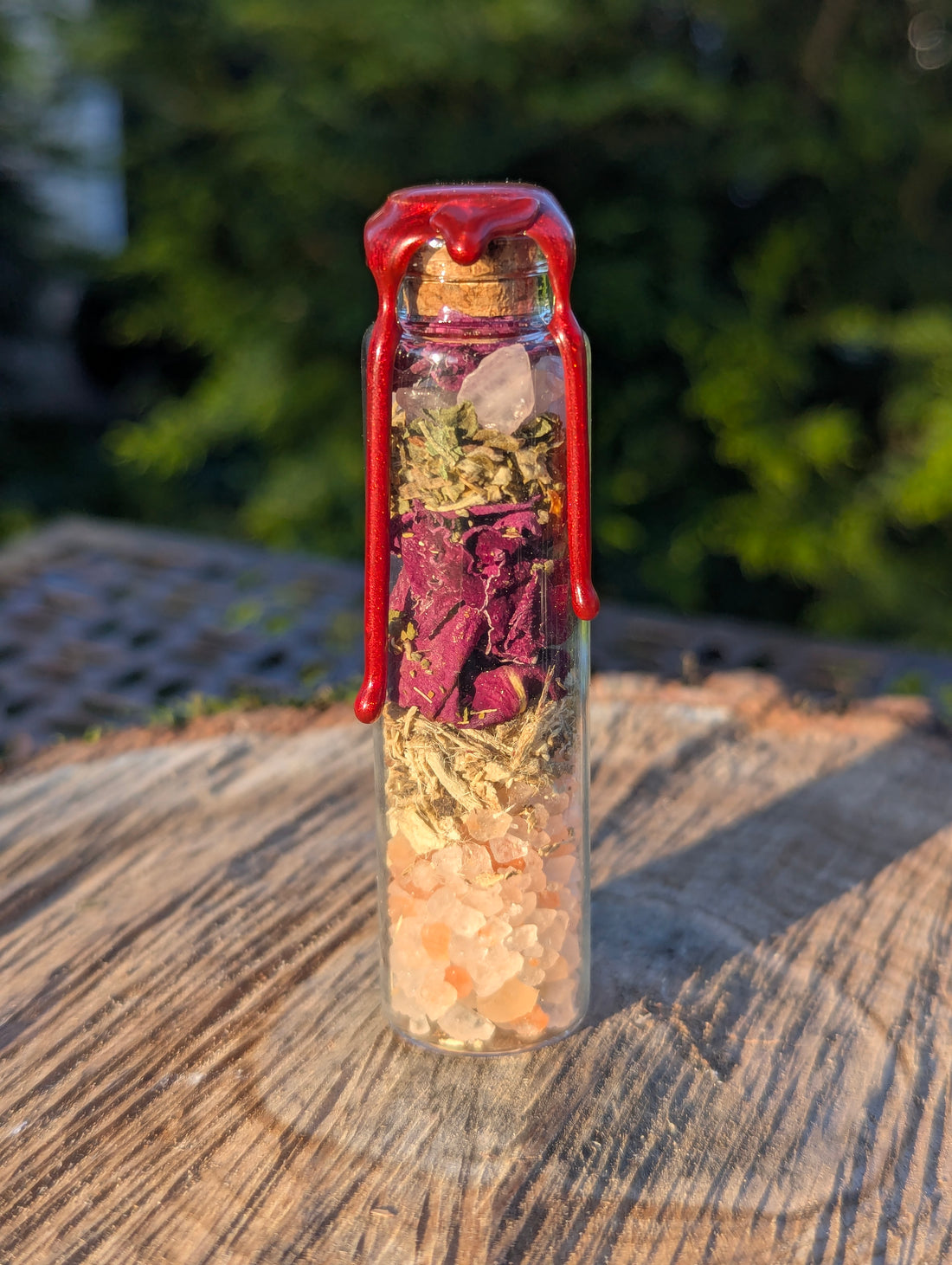 Crimson Ember Spell Jar Passion Love Attraction