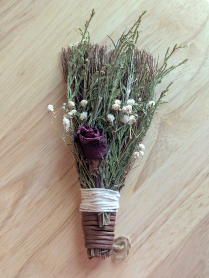 HomeGrown Witch Made Botanical Brooms