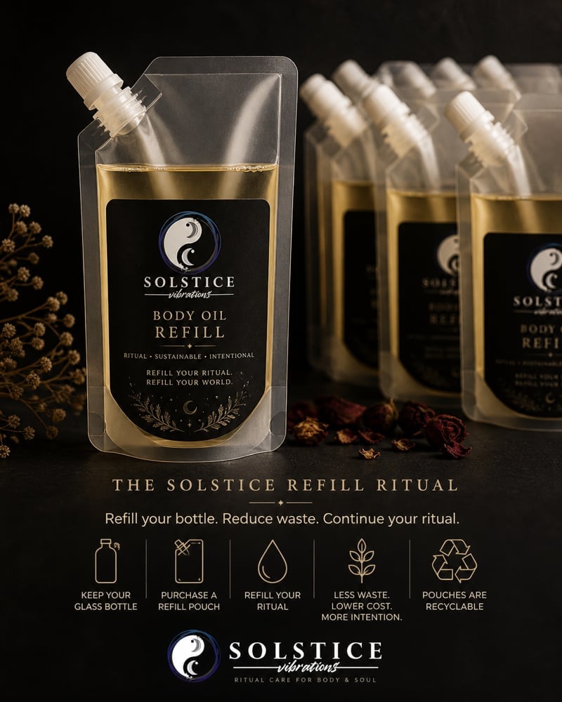 Refill Body Oil Pouch