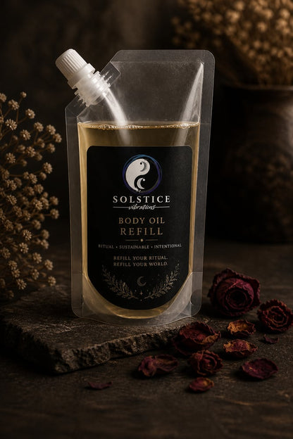 Refill Body Oil Pouch