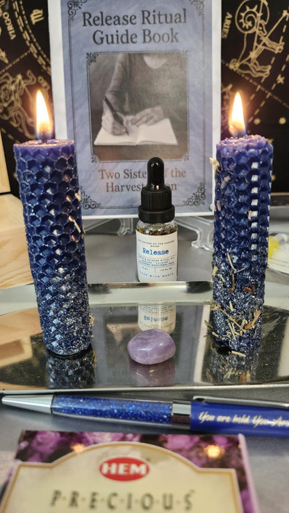 Grief, Past Hurt &amp; Guilt Release Ritual Kit - Healing Through Memory, Letting Go, and Emotional Softening