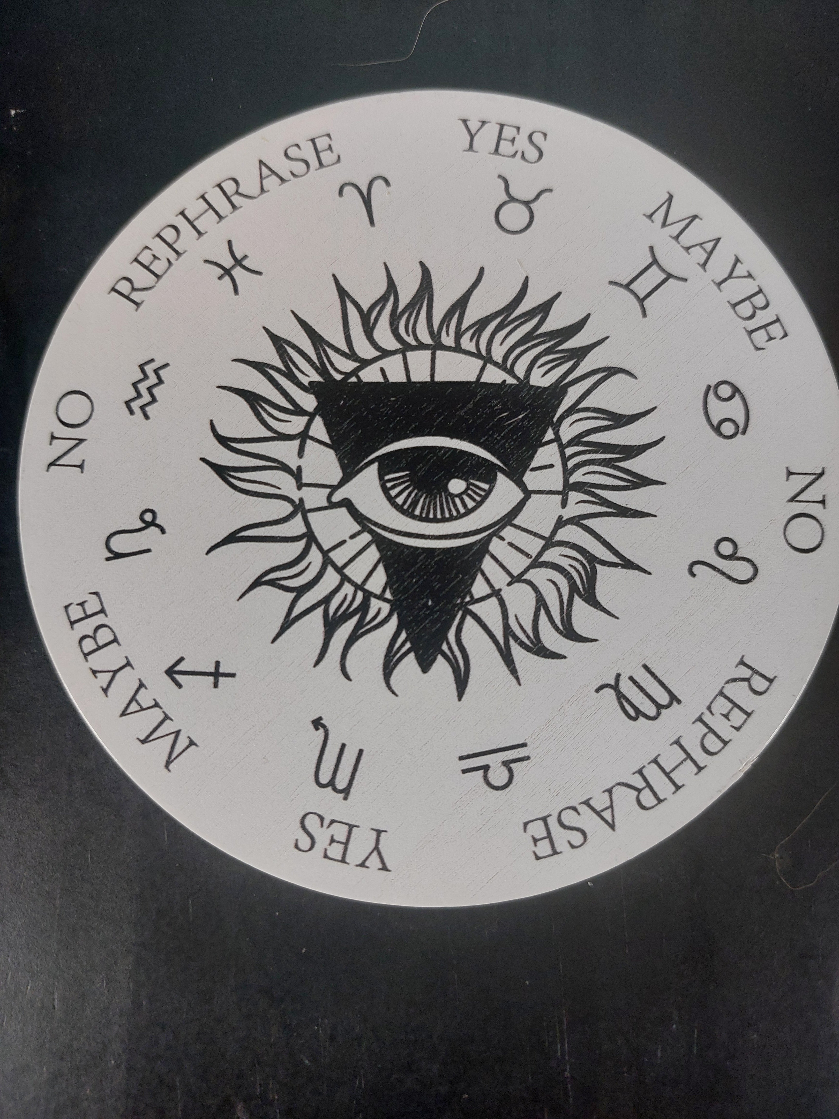 Small Eye in a Triangle Pendulum Board