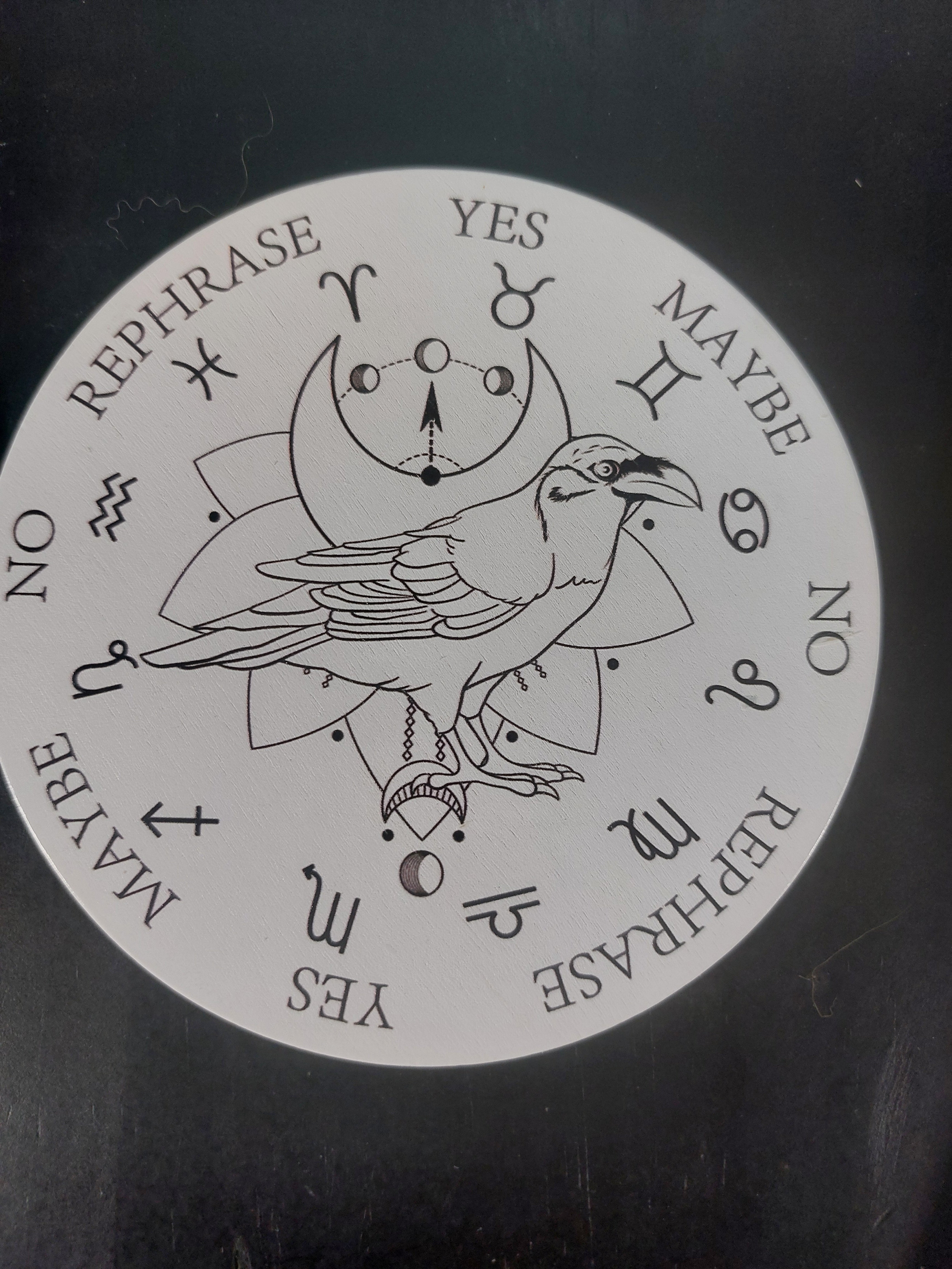 Small Raven Pendulum Board