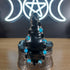 Obsidian with Blue Evil Eye Beaded Bracelet 1118 MARKETS & EVENTS