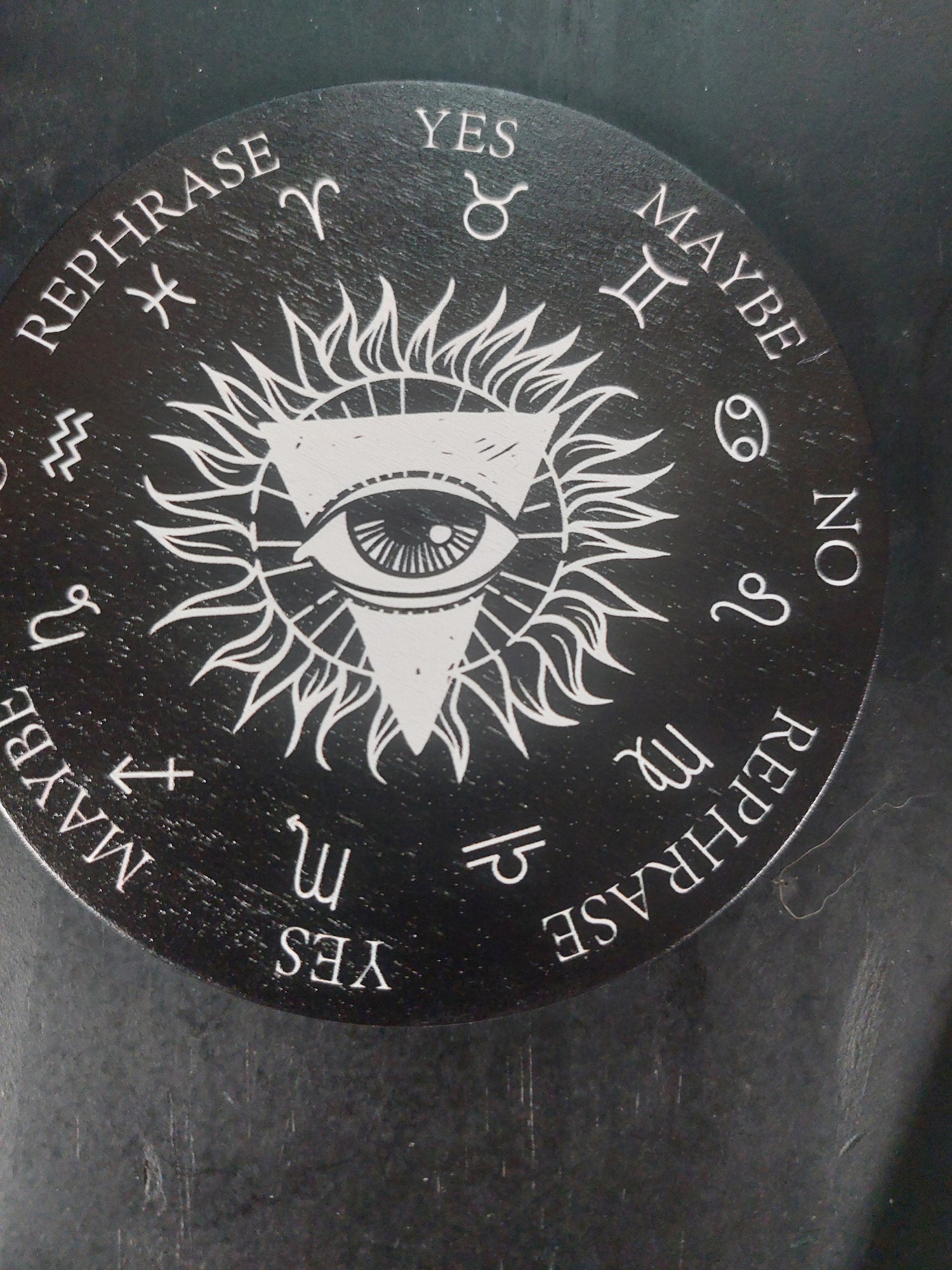 Small Eye in a Triangle Pendulum Board