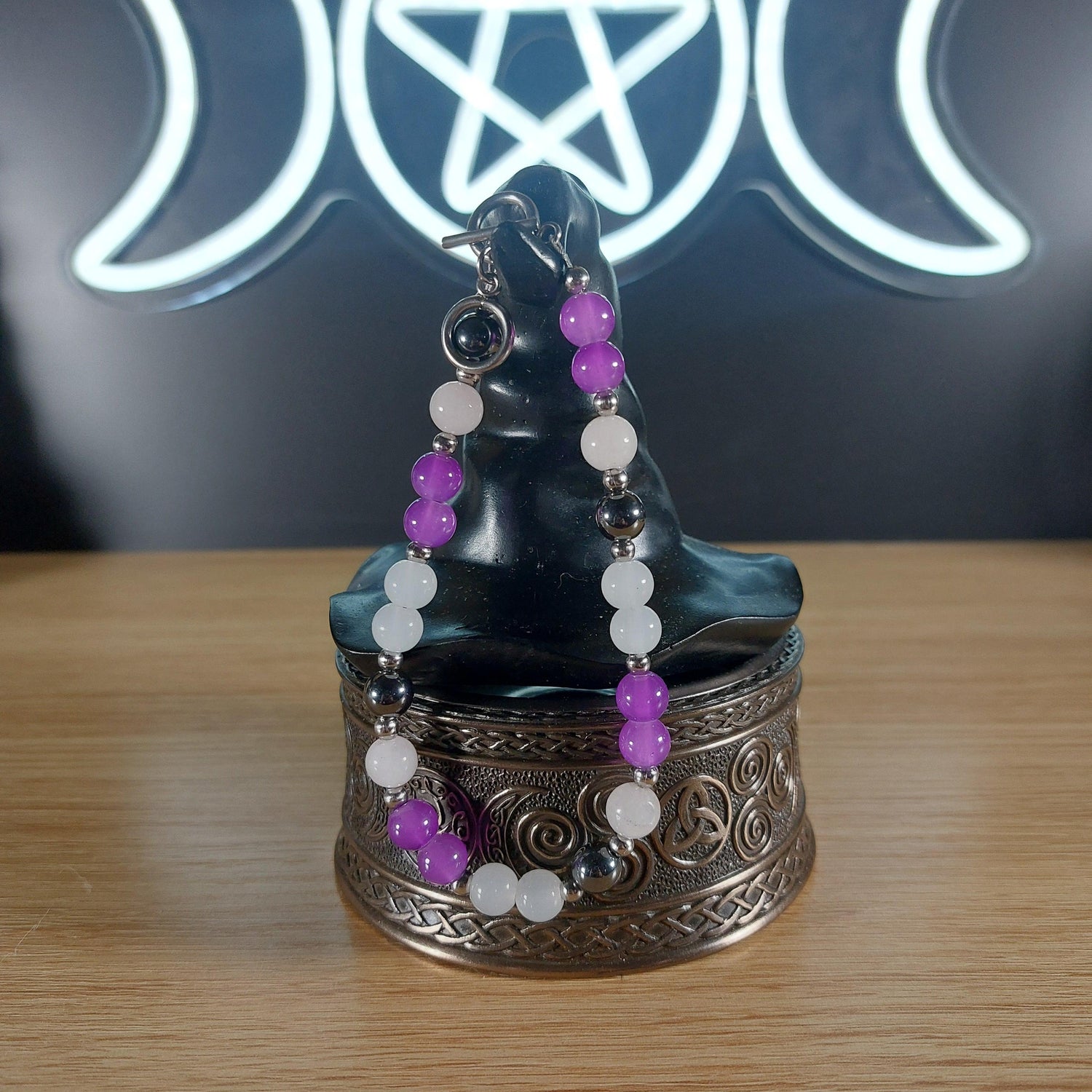 Amethyst Rose Quartz Hematite Clear Quartz Bracelet 1118 MARKETS &amp; EVENTS