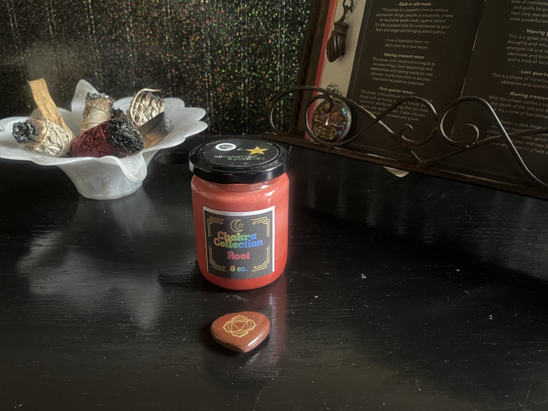 Root chakra 8 oz candle ♥️