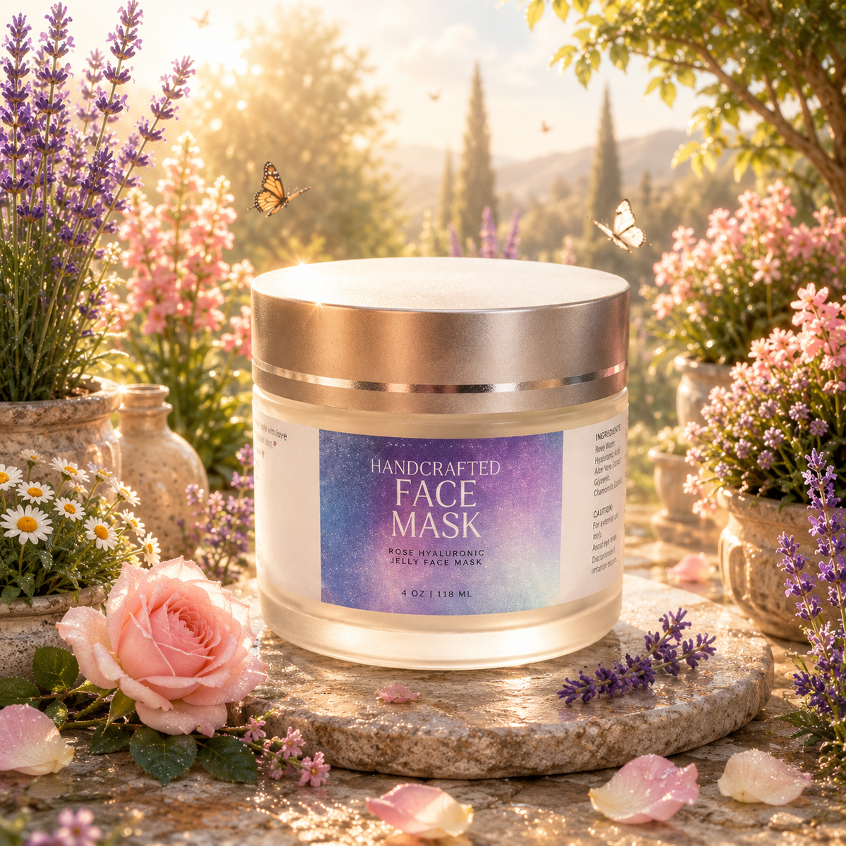 Rose Hyaluronic Jelly ~ Face Mask