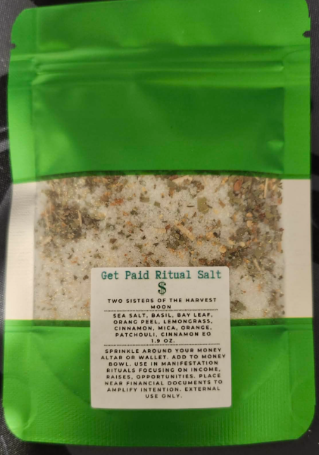 Two Sisters of the Harvest Moon Ritual Salt Collection