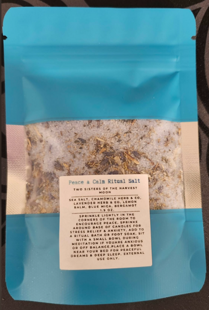 Two Sisters of the Harvest Moon Ritual Salt Collection