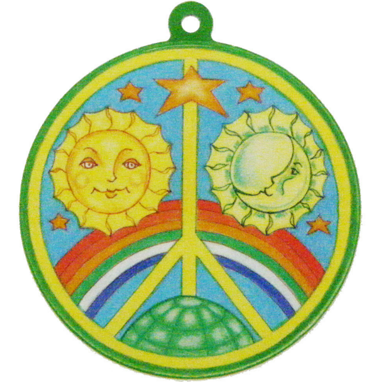 Rainbow Peace Sticker 4.5 inches