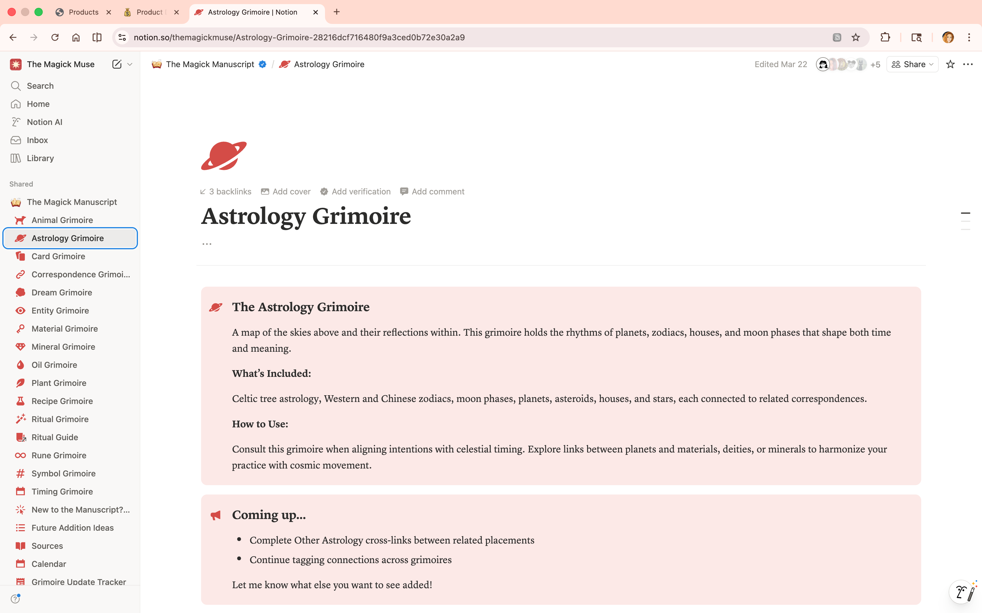 Astrology Grimoire - Lifetime Access