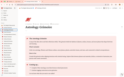 Astrology Grimoire - Lifetime Access