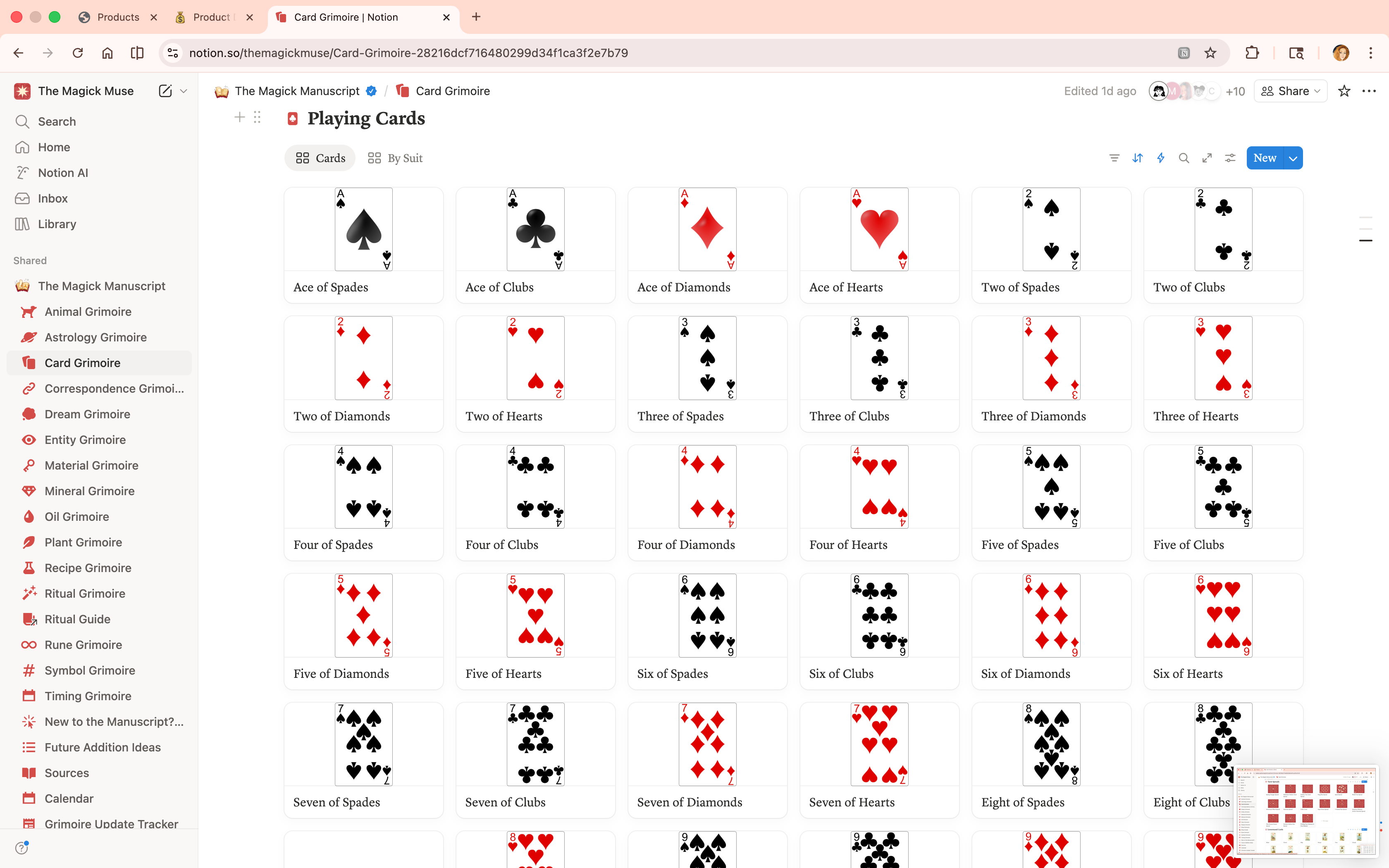 Tarot, Lenormand, &amp; Playing Card Grimoire - Lifetime Access