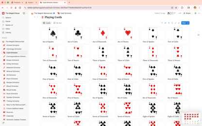 Tarot, Lenormand, &amp; Playing Card Grimoire - Lifetime Access