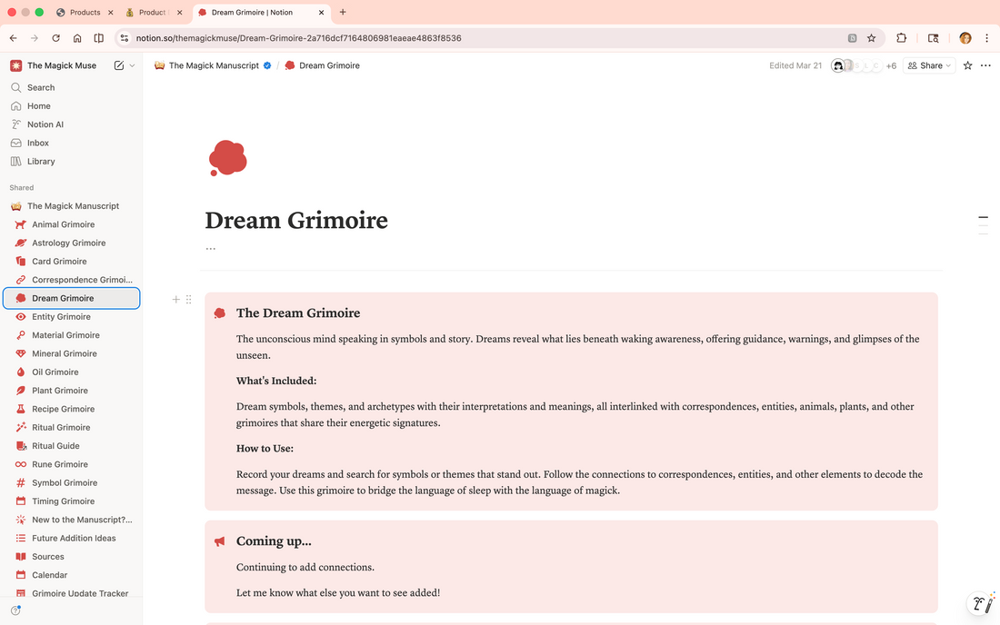 Dreams Grimoire - Lifetime Access
