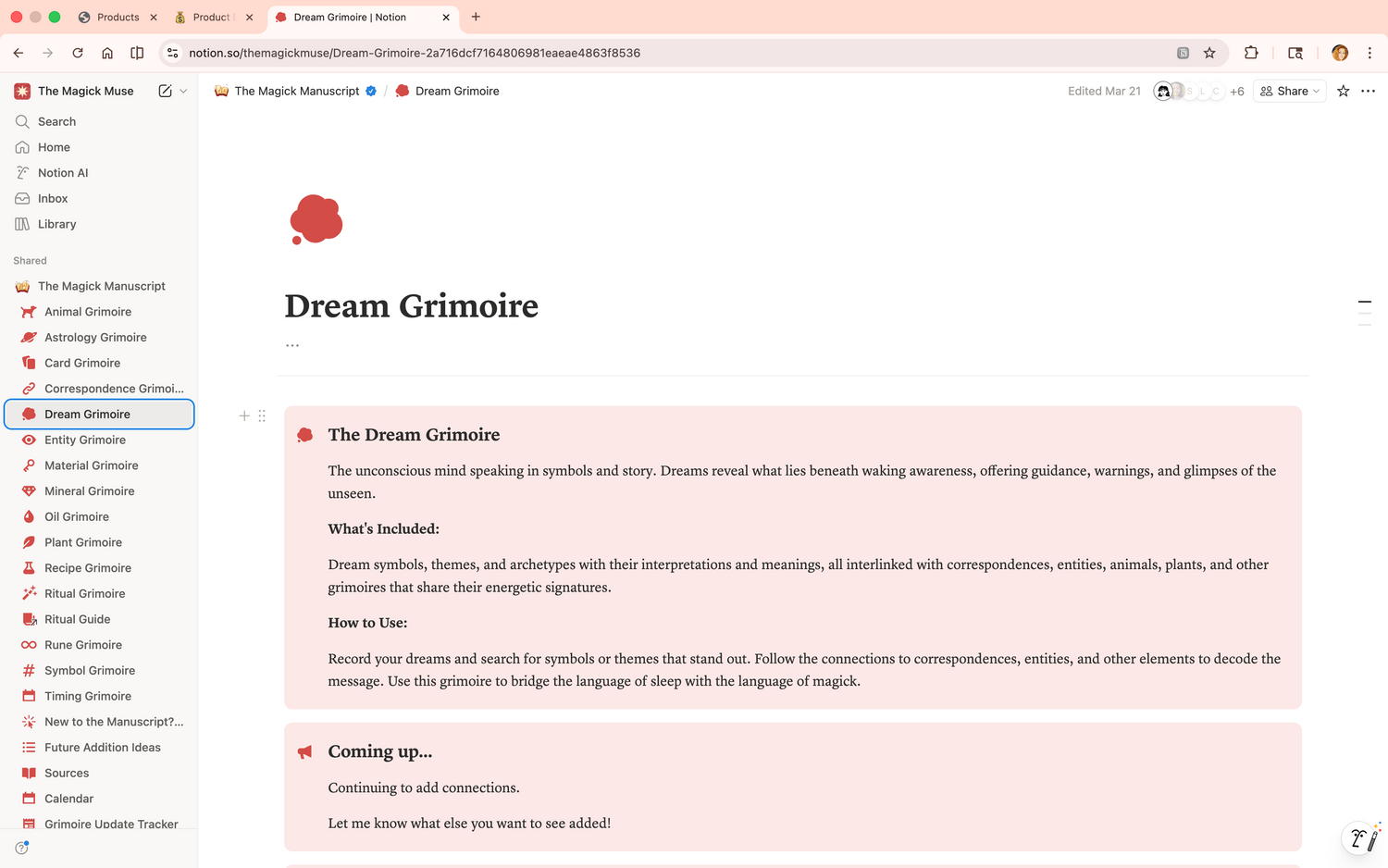 Dreams Grimoire - Lifetime Access