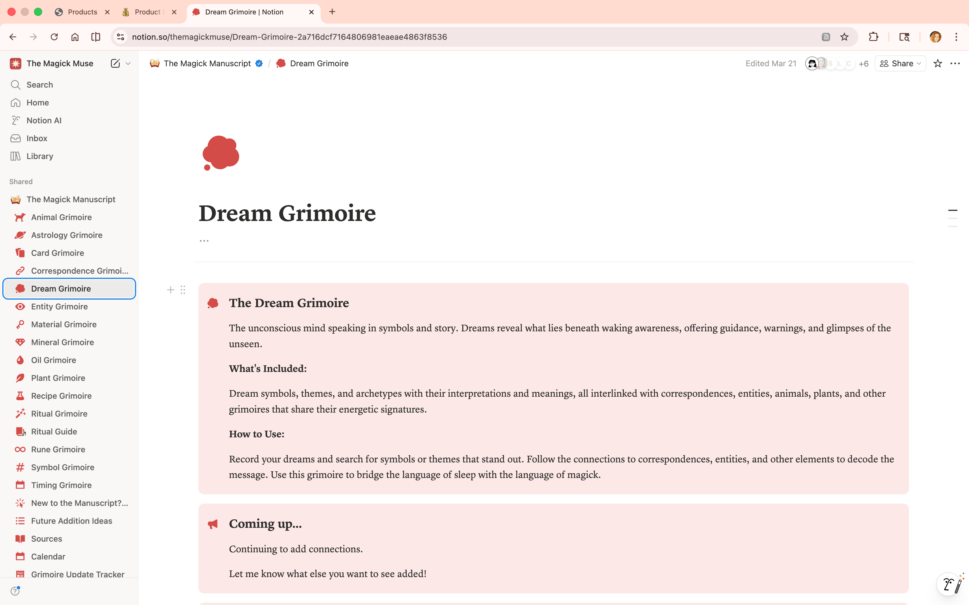 Dreams Grimoire - Lifetime Access