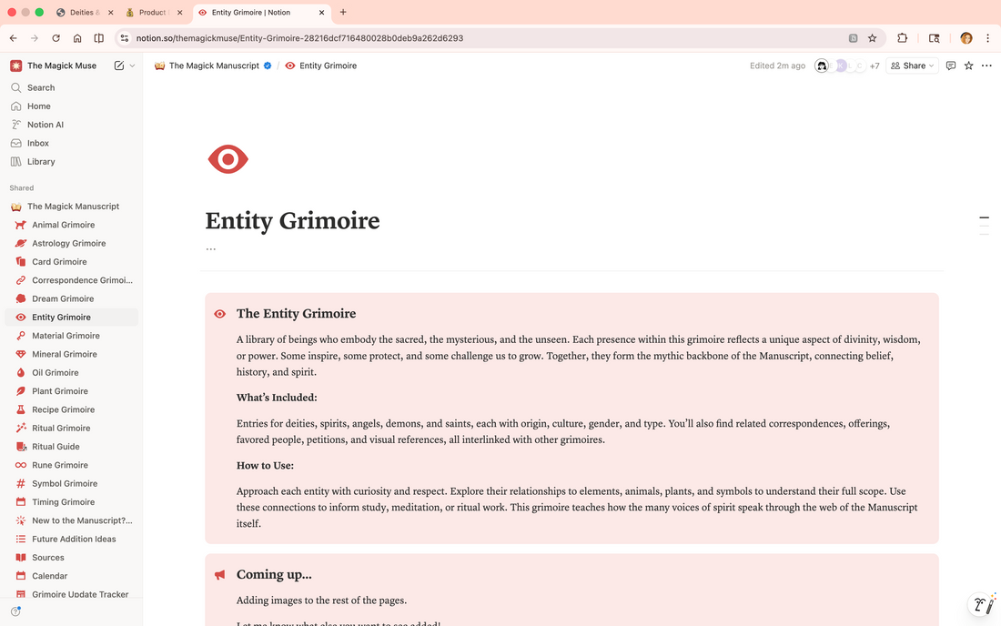Deities &amp; Spirits Grimoire - Lifetime Access