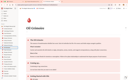 Oils Grimoire - Lifetime Access