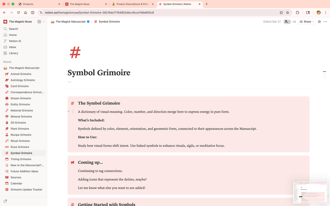 Symbols Grimoire - Lifetime Access