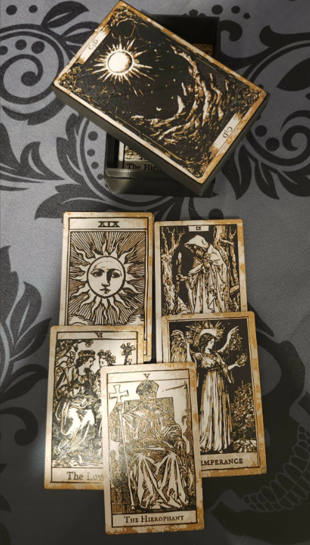 3D Printed Tarot Card Set – Major Arcana 22 Cards with Box