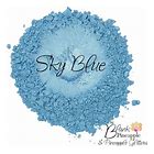 Blue powder labeled &